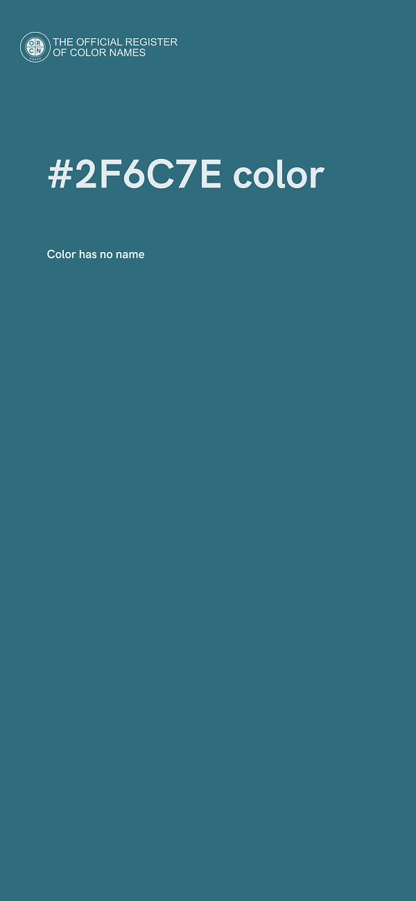 #2F6C7E color image