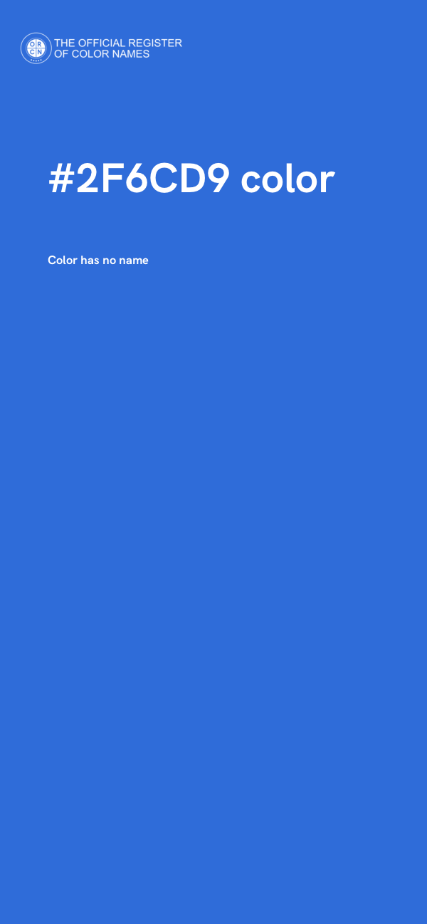 #2F6CD9 color image