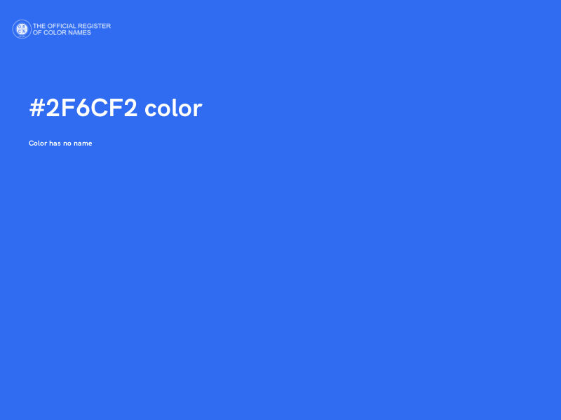 #2F6CF2 color image
