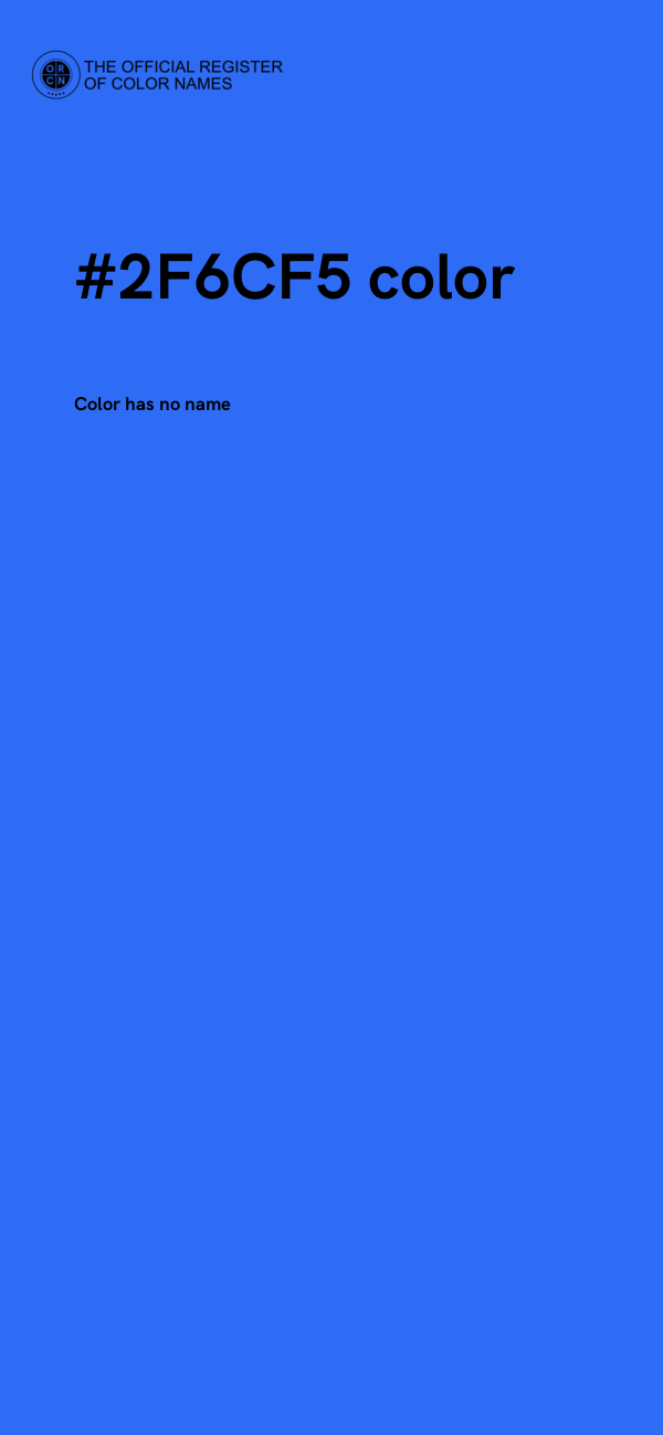 #2F6CF5 color image
