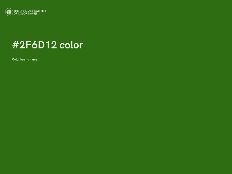 #2F6D12 color image