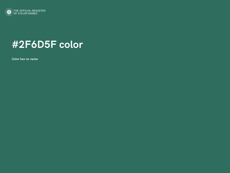 #2F6D5F color image