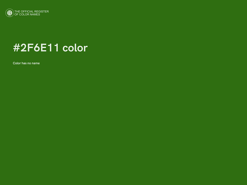 #2F6E11 color image