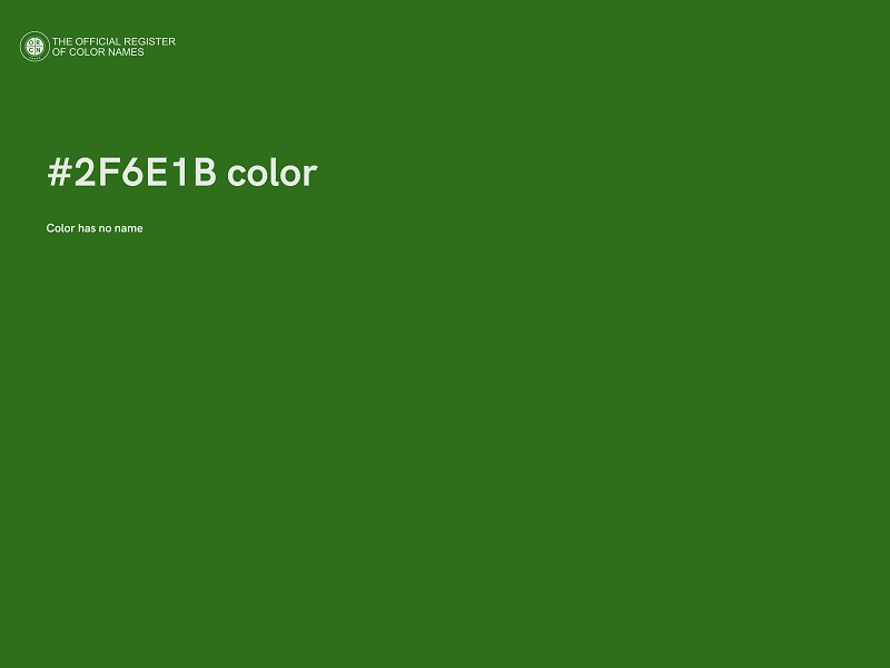 #2F6E1B color image