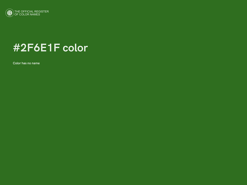 #2F6E1F color image