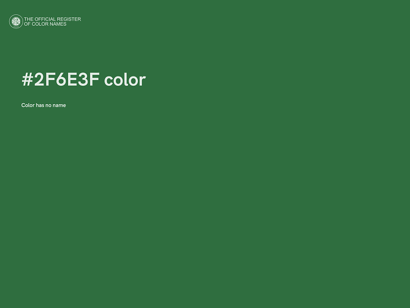 #2F6E3F color image