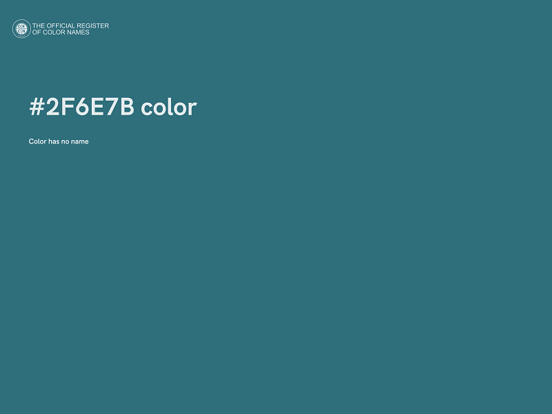 #2F6E7B color image