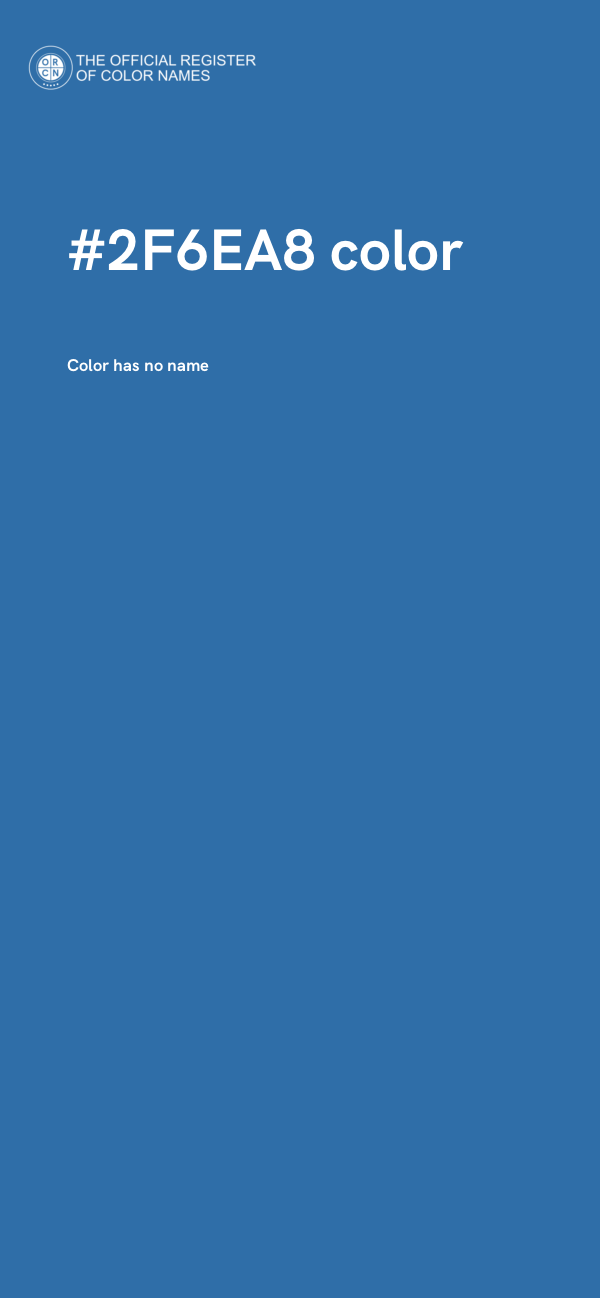 #2F6EA8 color image