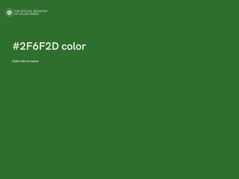 #2F6F2D color image