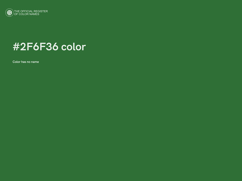 #2F6F36 color image