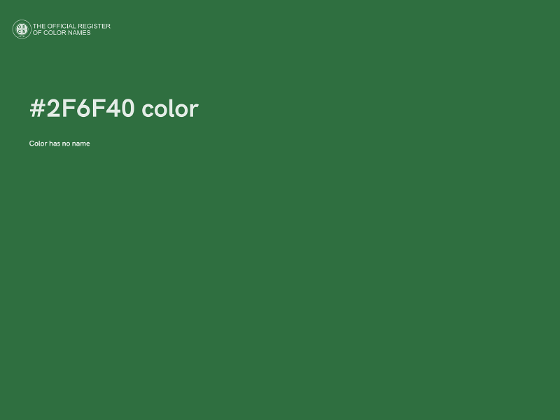 #2F6F40 color image