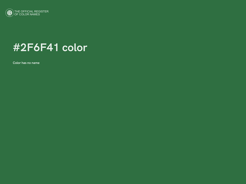 #2F6F41 color image