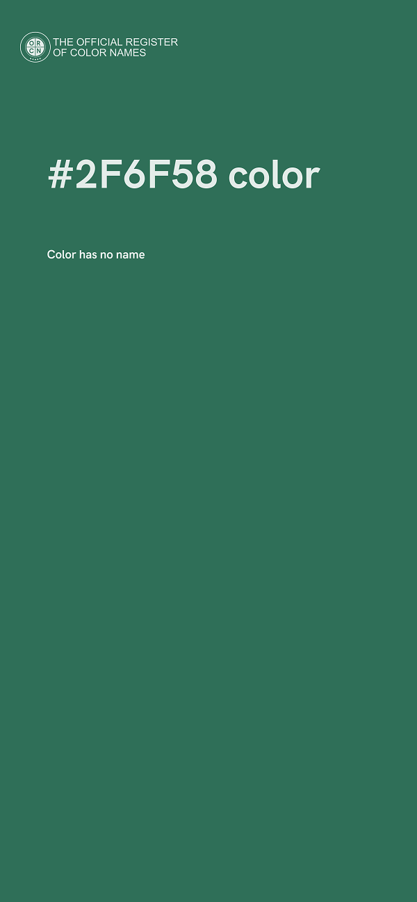 #2F6F58 color image