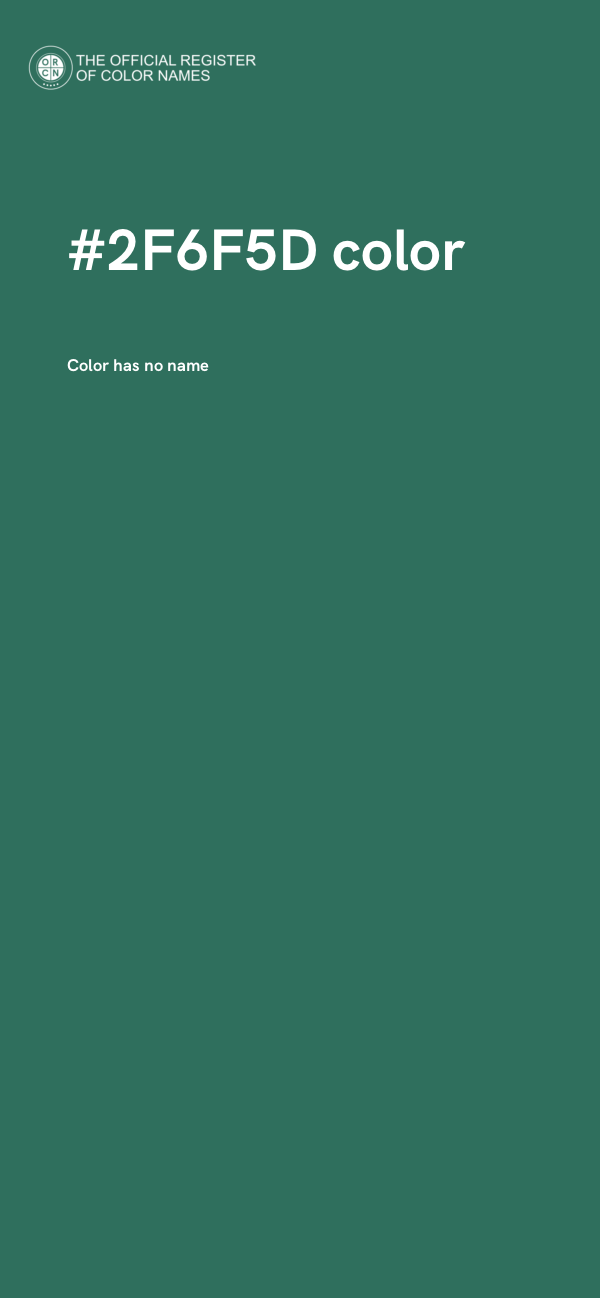 #2F6F5D color image