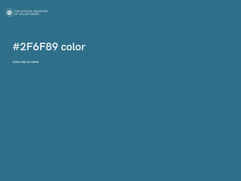 #2F6F89 color image