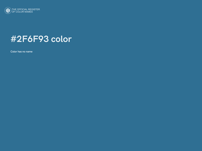 #2F6F93 color image