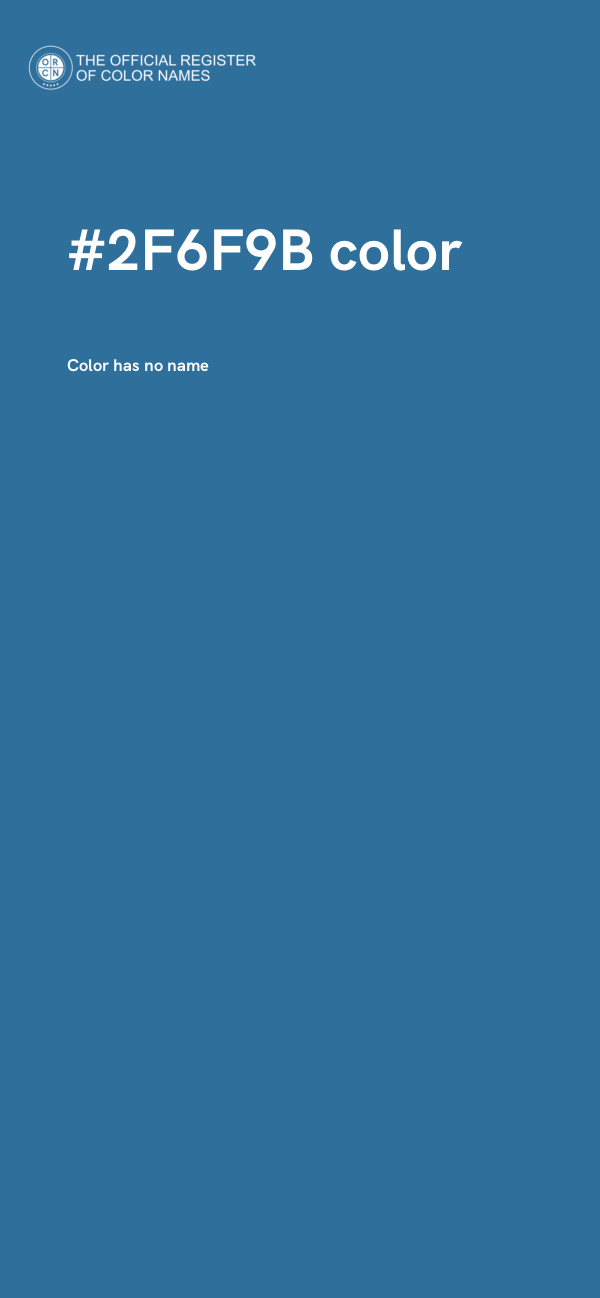 #2F6F9B color image