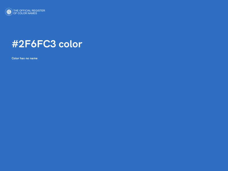 #2F6FC3 color image