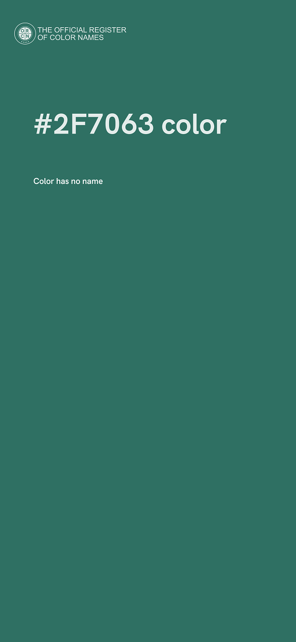 #2F7063 color image
