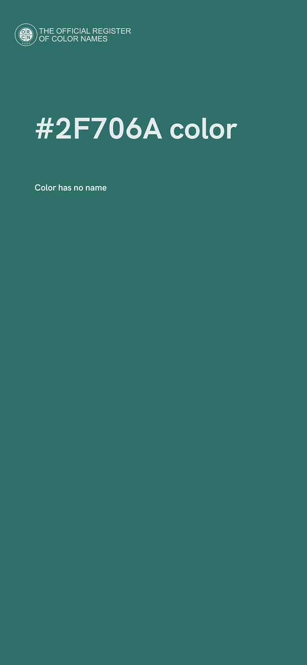 #2F706A color image