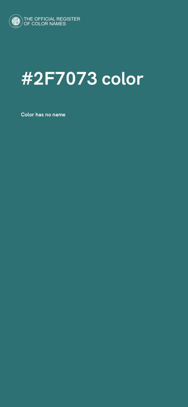 #2F7073 color image