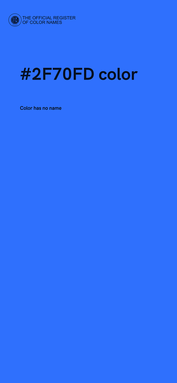 #2F70FD color image