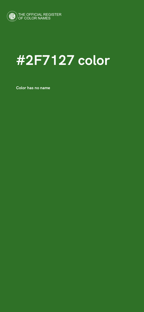 #2F7127 color image