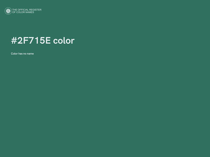 #2F715E color image