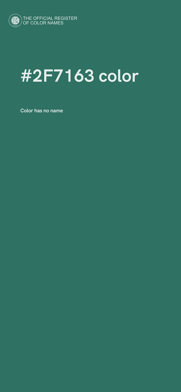 #2F7163 color image