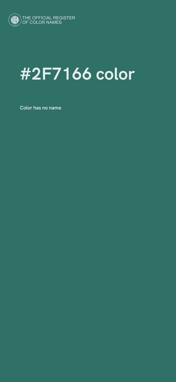 #2F7166 color image