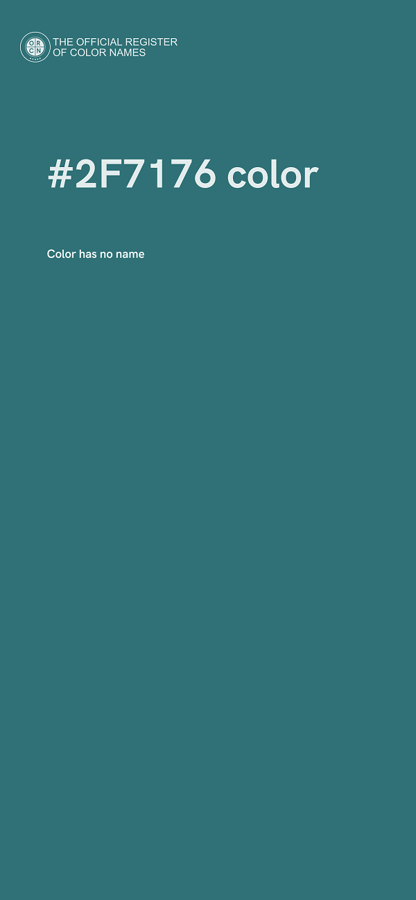 #2F7176 color image