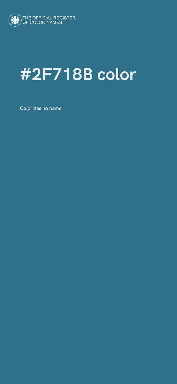 #2F718B color image
