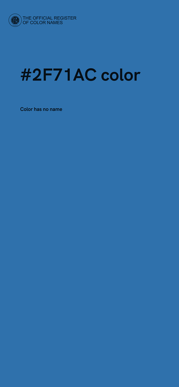 #2F71AC color image