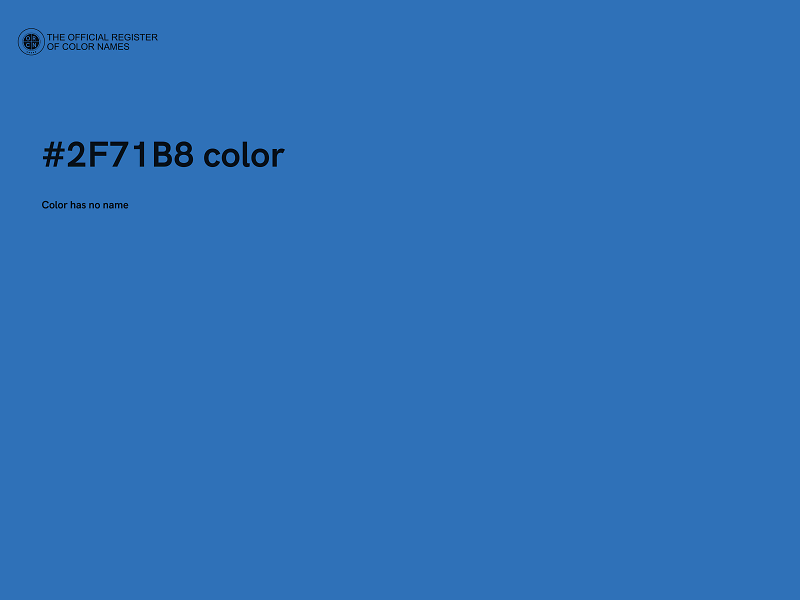 #2F71B8 color image
