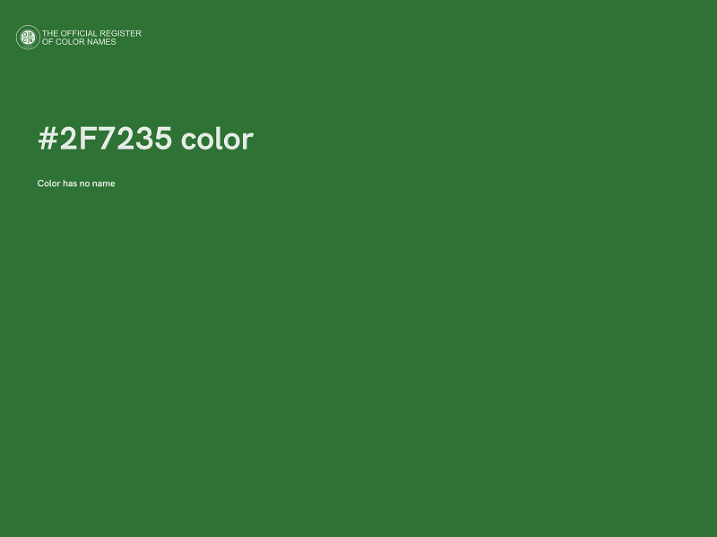 #2F7235 color image