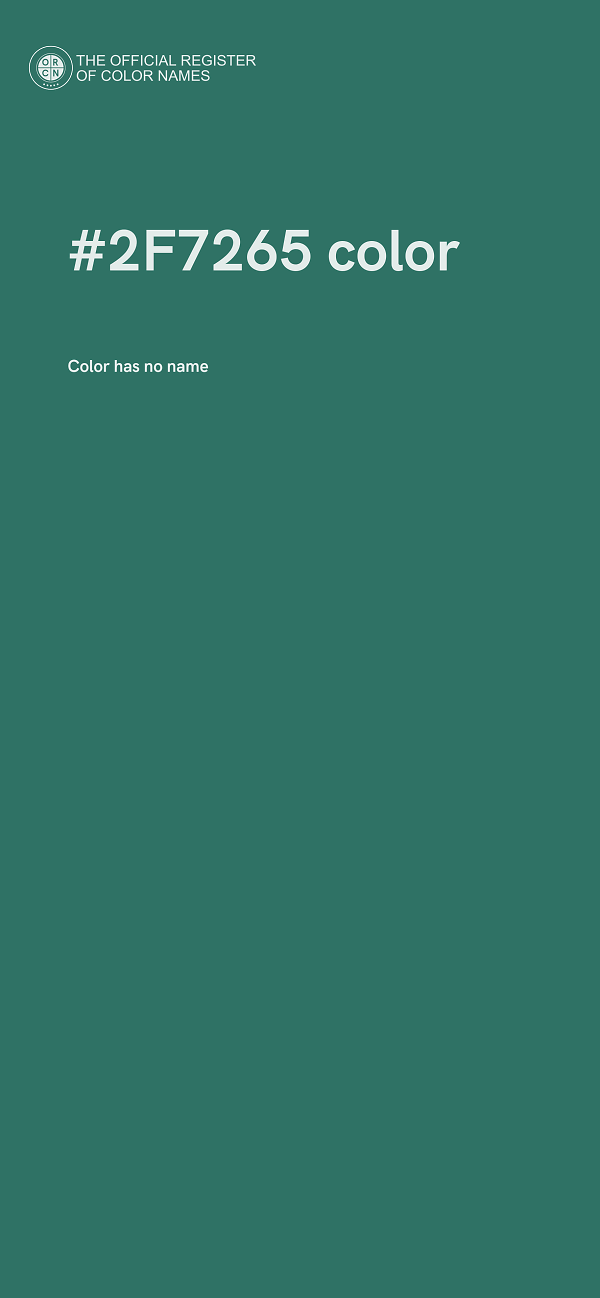 #2F7265 color image