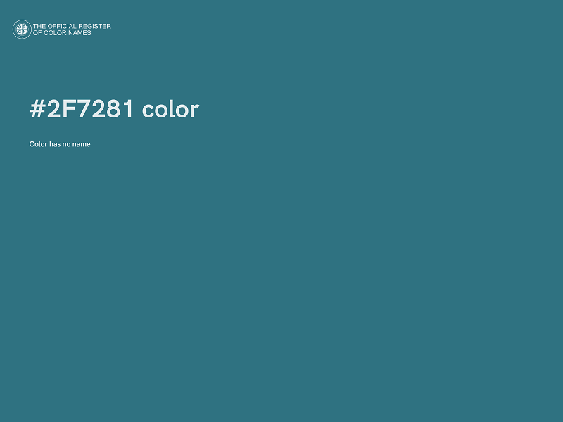 #2F7281 color image