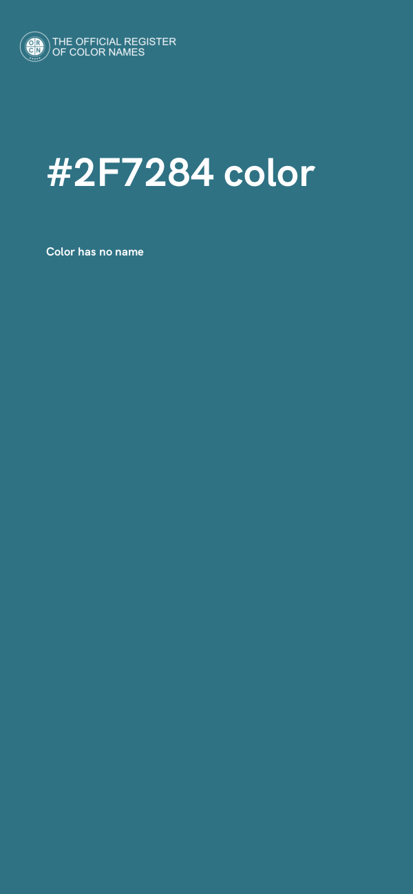 #2F7284 color image