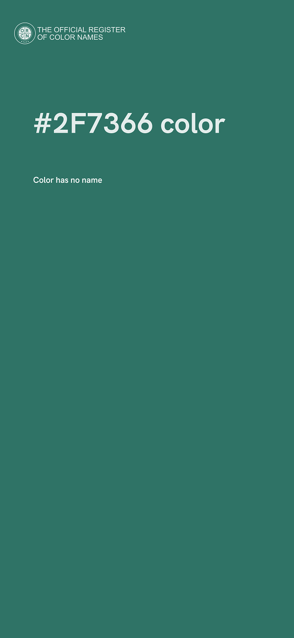 #2F7366 color image