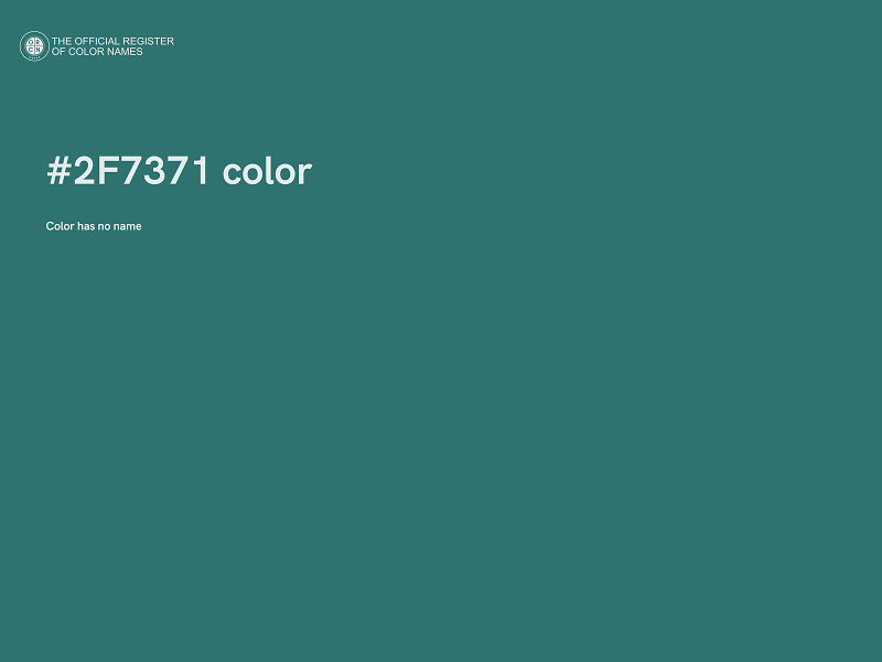 #2F7371 color image