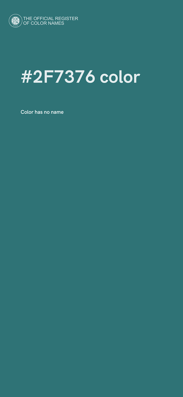 #2F7376 color image