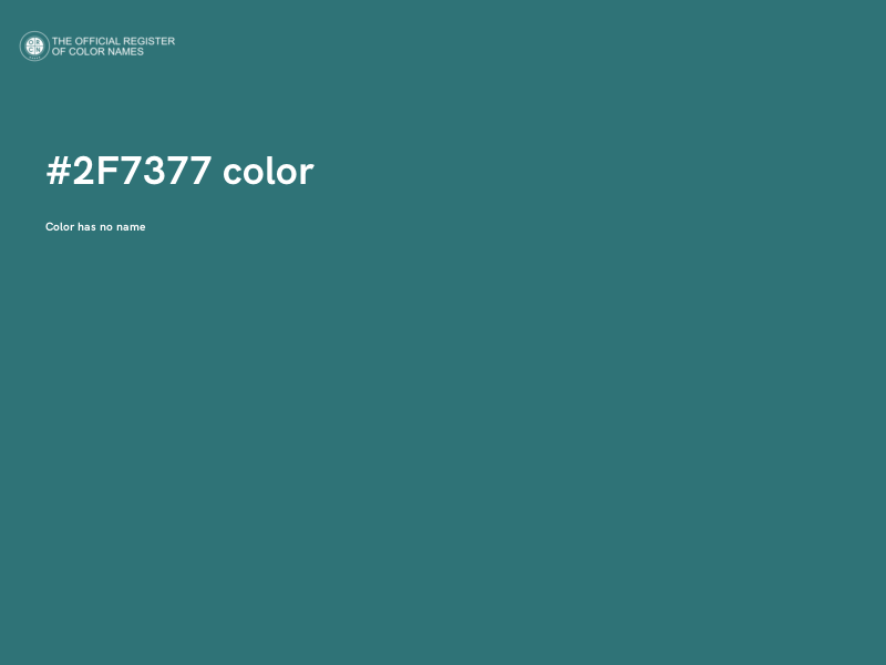 #2F7377 color image