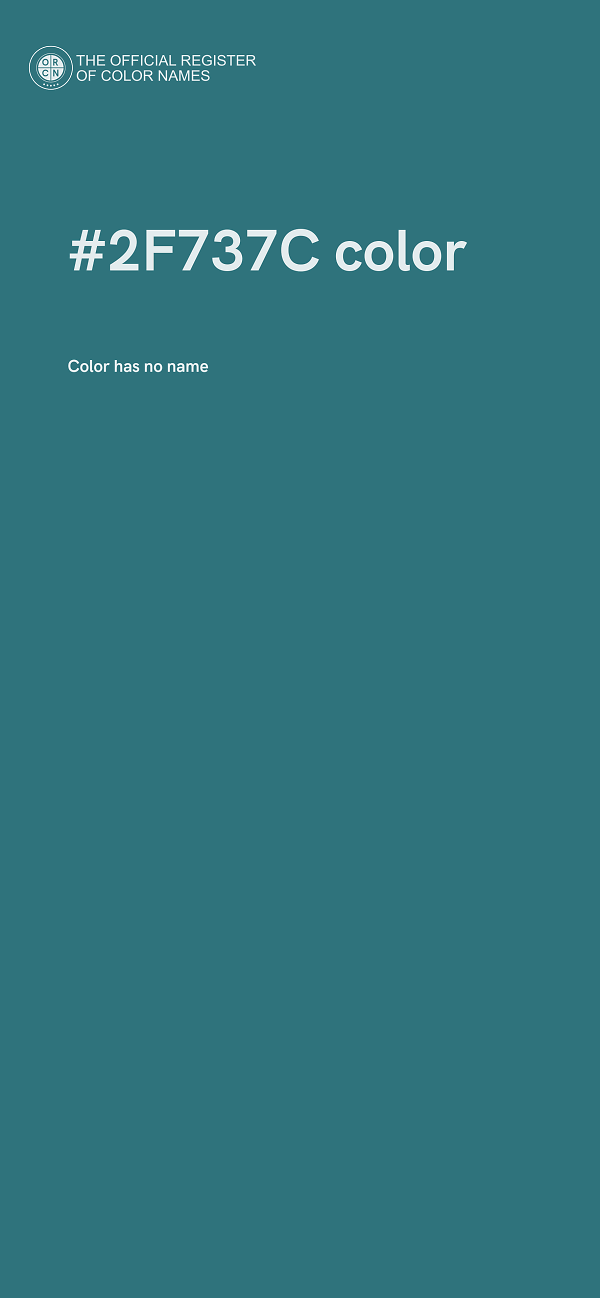 #2F737C color image