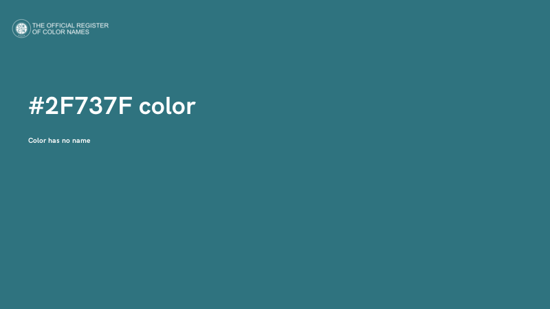 #2F737F color image