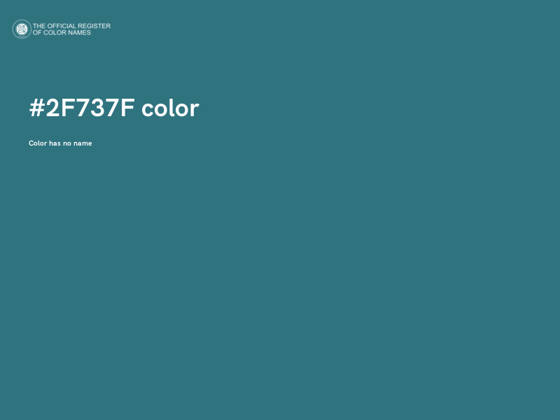 #2F737F color image