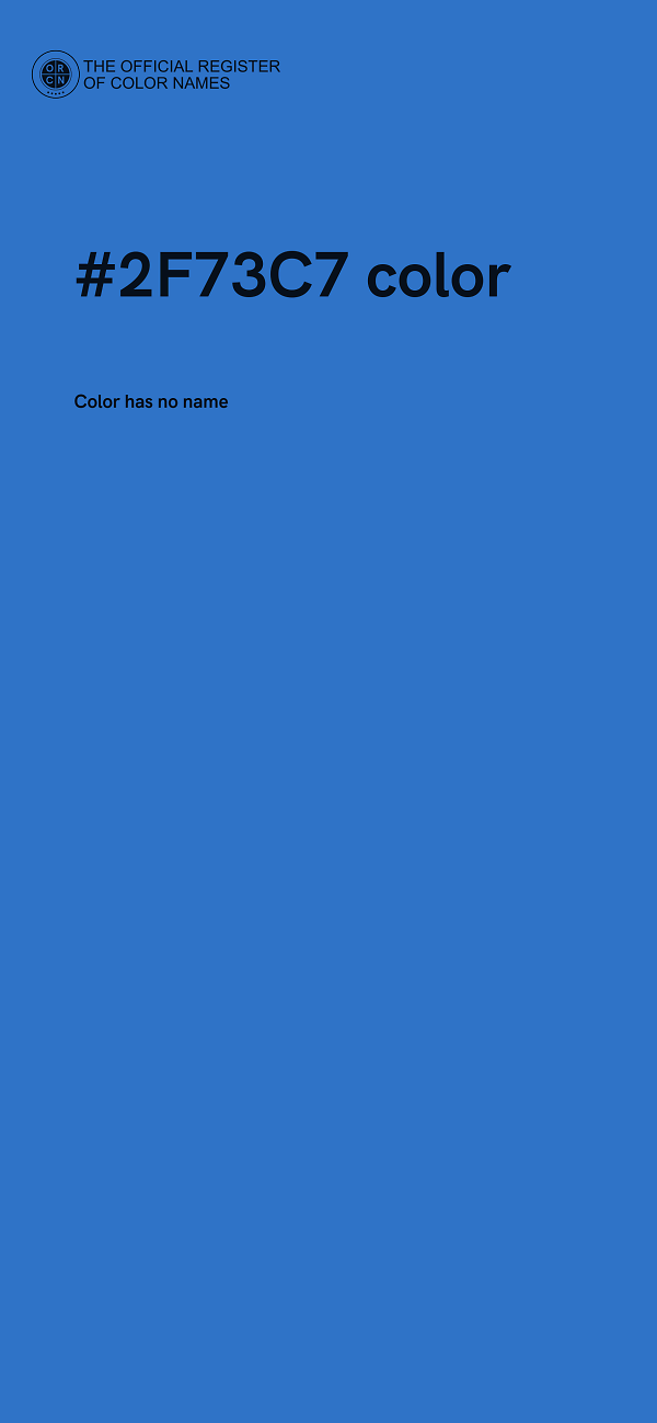 #2F73C7 color image