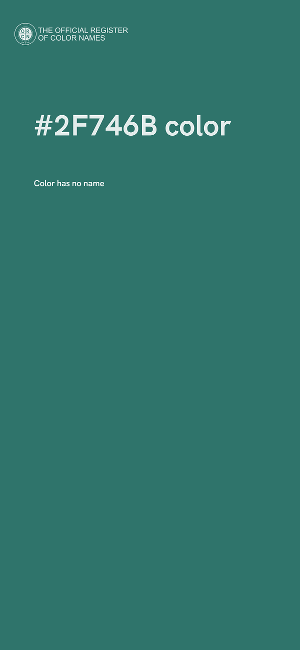 #2F746B color image