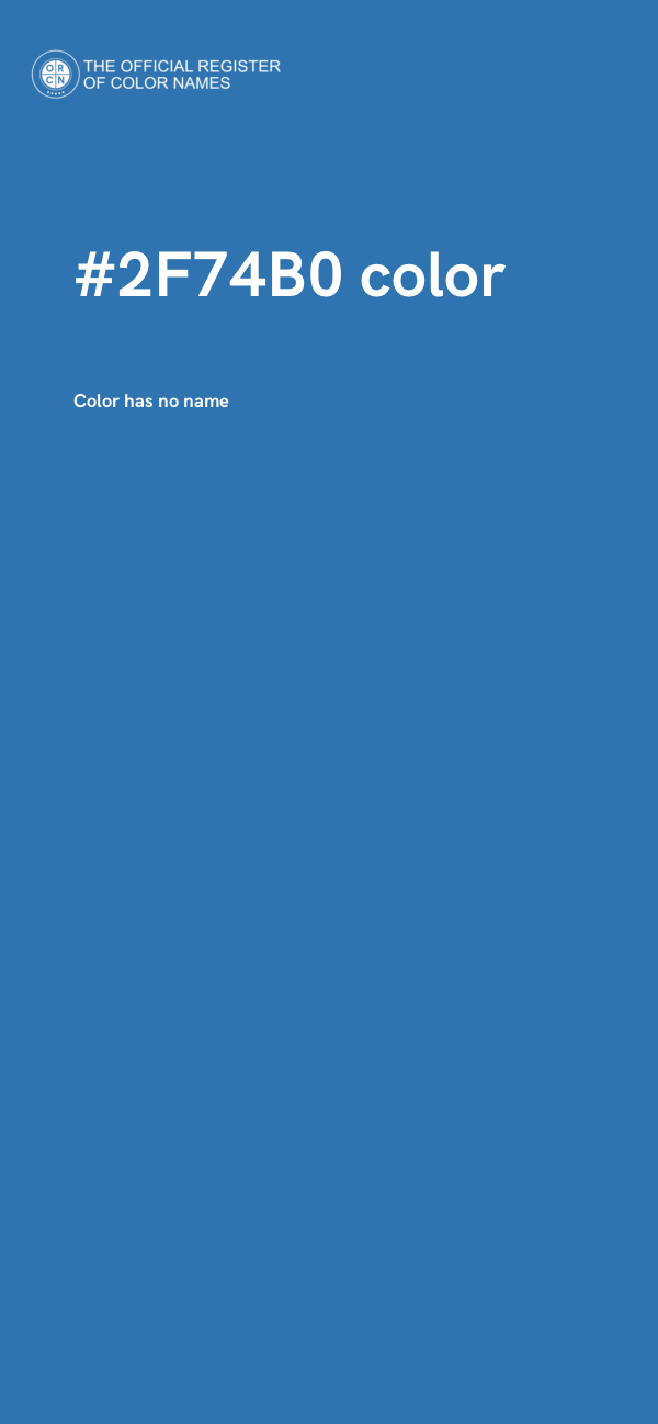 #2F74B0 color image