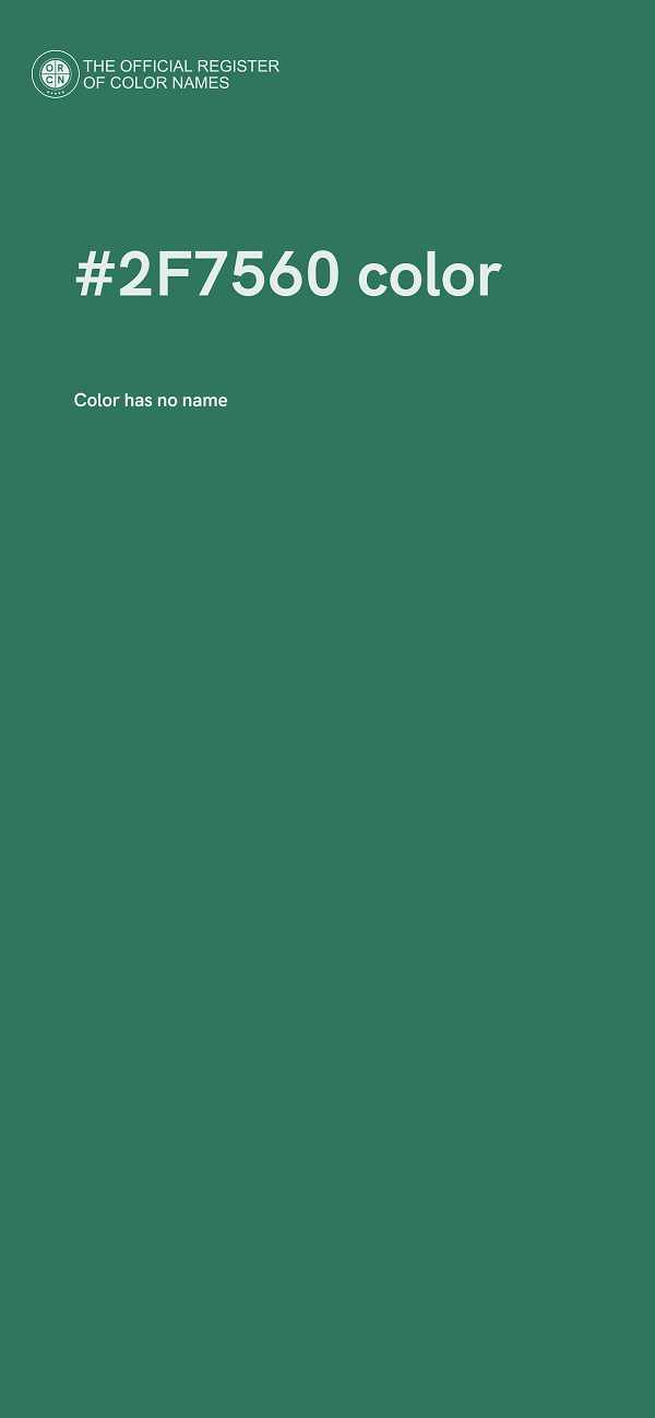 #2F7560 color image
