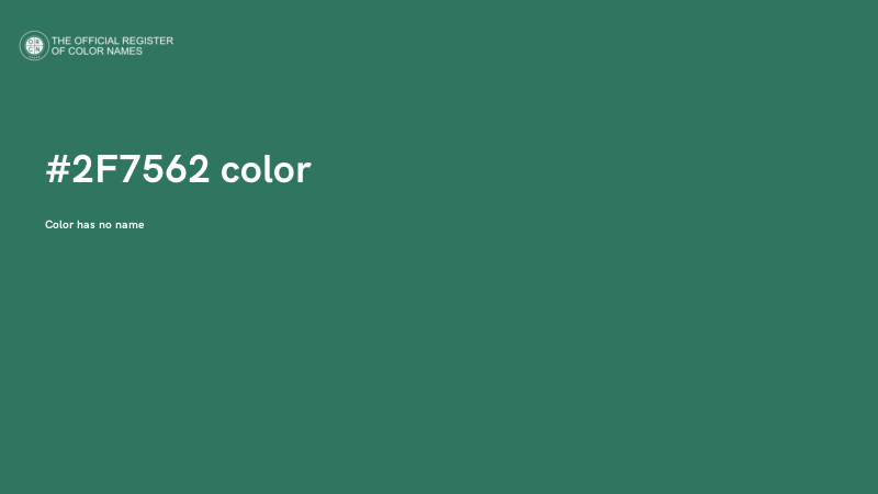 #2F7562 color image